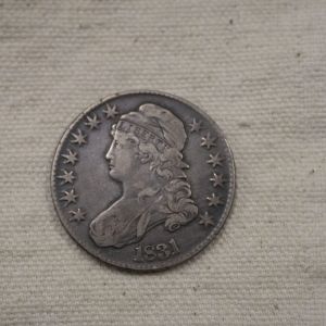 1831 U.S Capped Bust Half Dollar (Graffiti on Cap of Liberty) Extra Fine