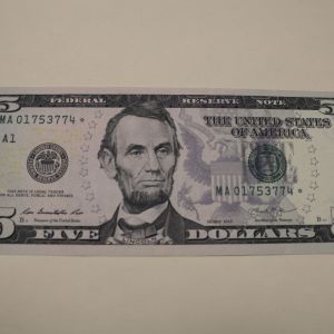 2003 U.S Five Dollar Star Note Uncirculated