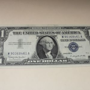 1957-B U.S One Dollar Silver Certificate Uncirculated