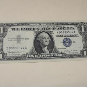 1957-B U.S One Dollar Silver Certificate Uncirculated