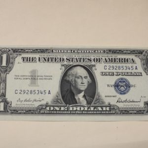 1957 U.S One Dollar Silver Certificate Uncirculated