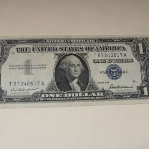 1957 U.S One Dollar Silver Certificate Uncirculated