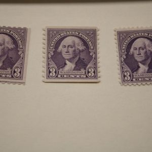 U.S #720 to 722 Mint Never Hinged  Lot of 3