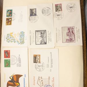 Five Berlin Germany Covers First Day Cancels 1963-65