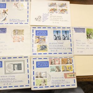 Seven German Commercial (DDR) Luftpost Covers to US 1970s