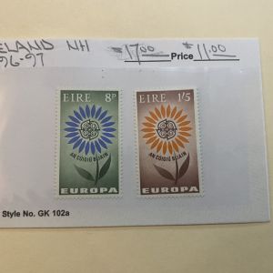 Ireland Stamp #196-97 NH