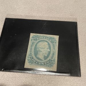 CS11A 1861-1864 Confederate 10 Cents Type II light hinge