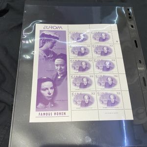 1996 -Europa Full Sheets 32 Pieces 44P- NH