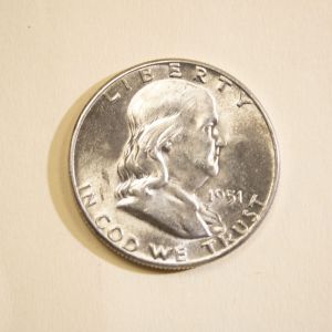 1951 U.S Franklin Half-Dollar Uncirculated