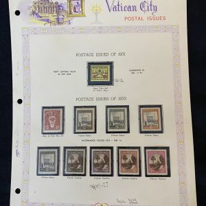 Vatican City -Stamp Collection #19-27 NH 32-4 #E1 and 2 #E3-E6 #E7-8