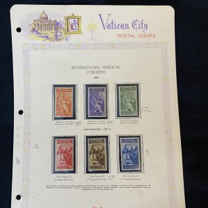 Vatican City -Stamp Collection #41-46 Mint Mounted