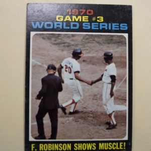 1970 Game 3 World Series "F. Robinson Shows Muscle!" 329
