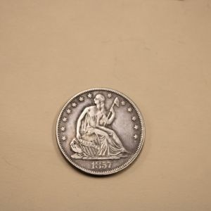 1857 U.S Seated Liberty Half-Dollar Extra Fine