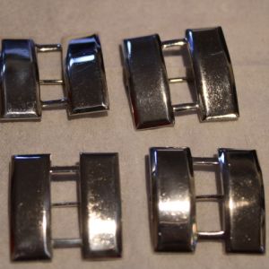 WWII U.S Army Captain insignia Insignia "Rank Bars" Sterling Silver