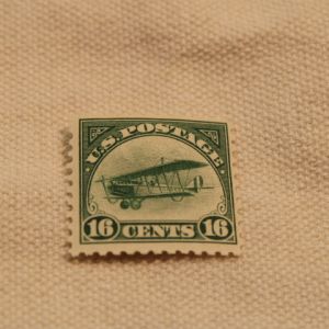 1918 Curtiss Jenny Green No C2 Mint U.S Stamp 16 Cents