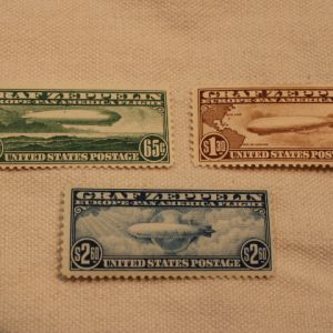 1930 Graf Zeppelin Set C13-15 Mint NH fresh Bright Color well centered