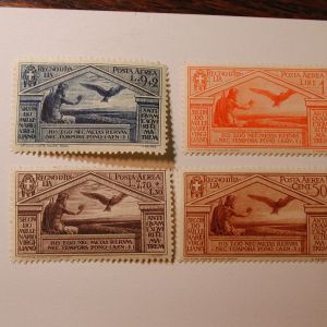 Italy Virgil Airmail Stamps Scott #C23-6, Very lightly Hinged /Set of 4