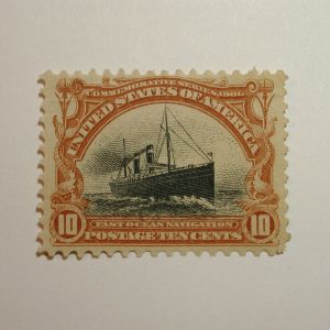 Scott #299 10 cent Pan-American Expo Issue – hinged Very Well Centered, Good...