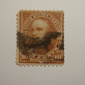 Scott#282C 10c Brown The Bureau of Engraving, Series of 1897-1903 cancelled