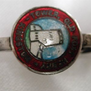 Sterling Silver "Old Fort Henry" Kingston Tower Vintage Souvenir Spoon BMCo