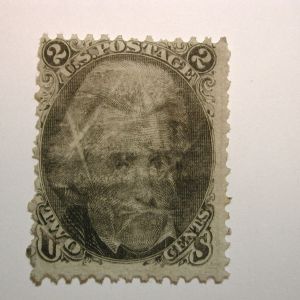 U.S. Stamp Scott #73 2¢ Andrew Jackson 1863, Used