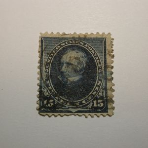 U.S. Scott #259 15 Cent Dark Blue The Bureau of Engraving 1894, used