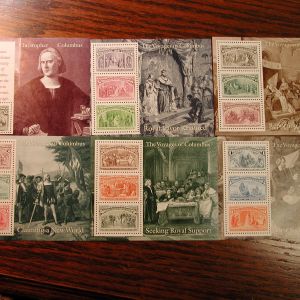U.S., Italy, Portugal & Spain – Full Set each of the 500th Anniversary of Columbus