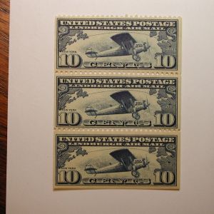 10 Blue Vintage 50 Cent Postage Stamps Benjamin Franklin Postage Unused  Stamps for Mailing