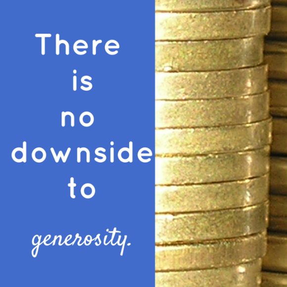 Be generous when it comes to building your author platform.