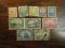 CANADA SCOTT #149-59 Complete Set of Ten Stamps – USED – Light Hinged