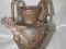 Auguste Moreau patinated Bronze Cherub Putti Vase 8.5 inches tall