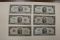 1928-1953-1963 U.S Two Dollar Lot of 6 Notes Good to Very Good