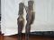 African Wood Statues Vintage Hand Carved Warriors