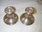 Antique Gorham Sterling Silver Birmingham hallmark candlestick holders 3 1/2