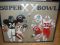 Superbowl XX 1986 Chicago Bears vs New England Patriots original Jeff Sellers art