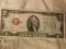 1928 G Red Two Dollar Note Very Fine FR1508