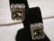 Michael Dawkins Lemon Quartz Checkerboard popcorn earrings