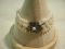Vintage Pearl 18mm woven cuff silver filigree clasp 7 inches