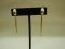 Malcolm Morley 18KT artist brush Assymetrical dangling earrings