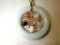14KT Circle Jade Ring Love Pendant multi color 36mm round