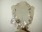 Abra Couture Cluster Choker Necklace Gold Crystal 16-20"