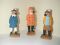 Nautical attributed to Tom Hannah Canadian artist set of 5 whimsy Captain Soldier Pirate Fisherman