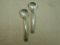 set of 2 Sterling Silver Salt Spoons Sinclair hallmark
