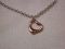 Tiffany Bracelet Open Heart 750(18K) Rose(Pink) Gold Silver 925
