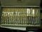 Art Nouveau German .800 Silver Fish Fork Knife Set 24 WMF Gold tines and blades