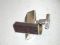 Vintage Sterling & Dark Wood Architectural Rhombus Cufflinks