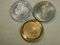 NASA Space Apollo Space Mission Commemorative Coins set of 3 different