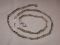 1970 Pierre Cardin vintage geometric 3 sterling circle 1 14KT yellow gold oval link 30"