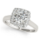 Halo Diamond Engagement Ring - Engagement Ring