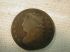 1834 Half-Cent Classic Head Type Clipped Planchet Error Very Fine